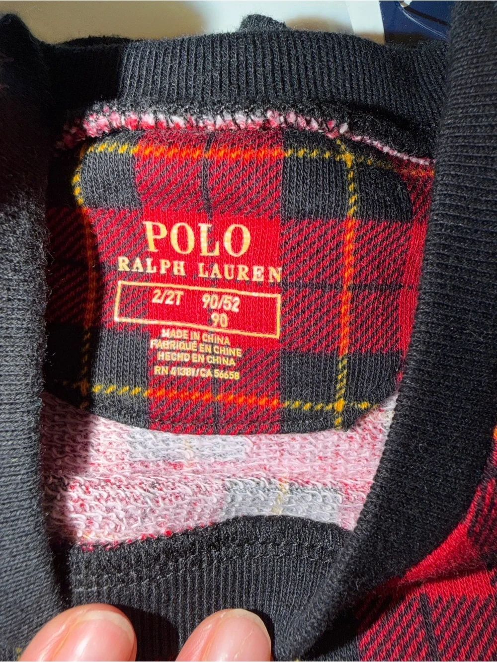 Polo Ralph Lauren Girls 2T Red Plaid Holiday Dress NWT